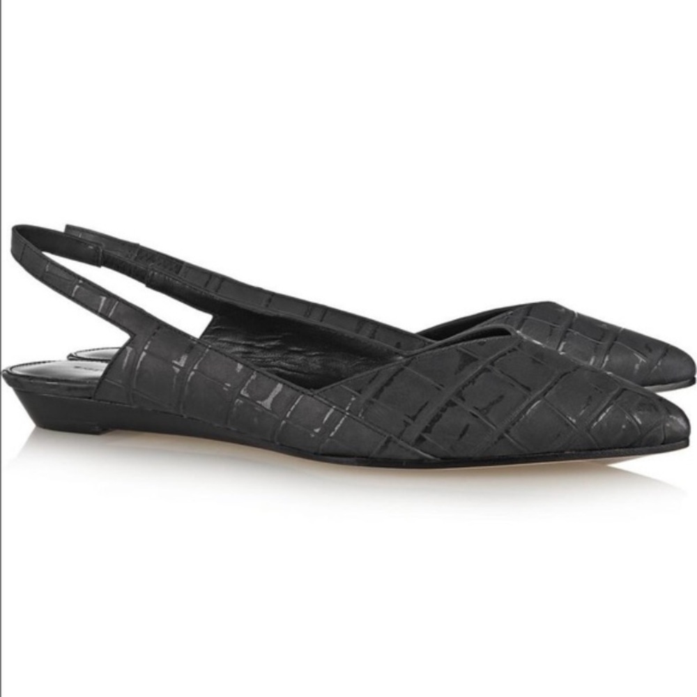 Sigerson Morrison Leather Slingback Sandal